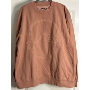 Lady Gaga, Limited Edition Chromatica‎ Pink Embossed Crewneck, Size XXL